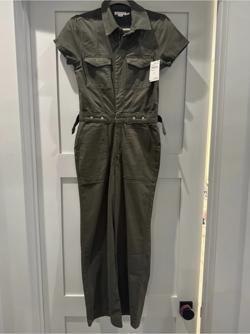 Good American Fit For Success Twill Jumpsuit